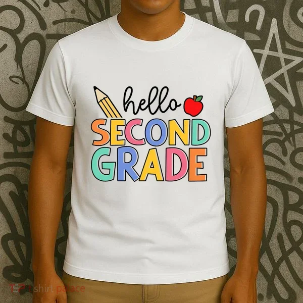 Hello Second Grade Team 2nd Grade Back To School Teacher T-Shirt