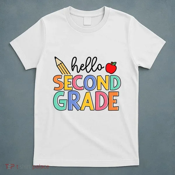 Hello Second Grade Team 2nd Grade Back To School Teacher T-Shirt