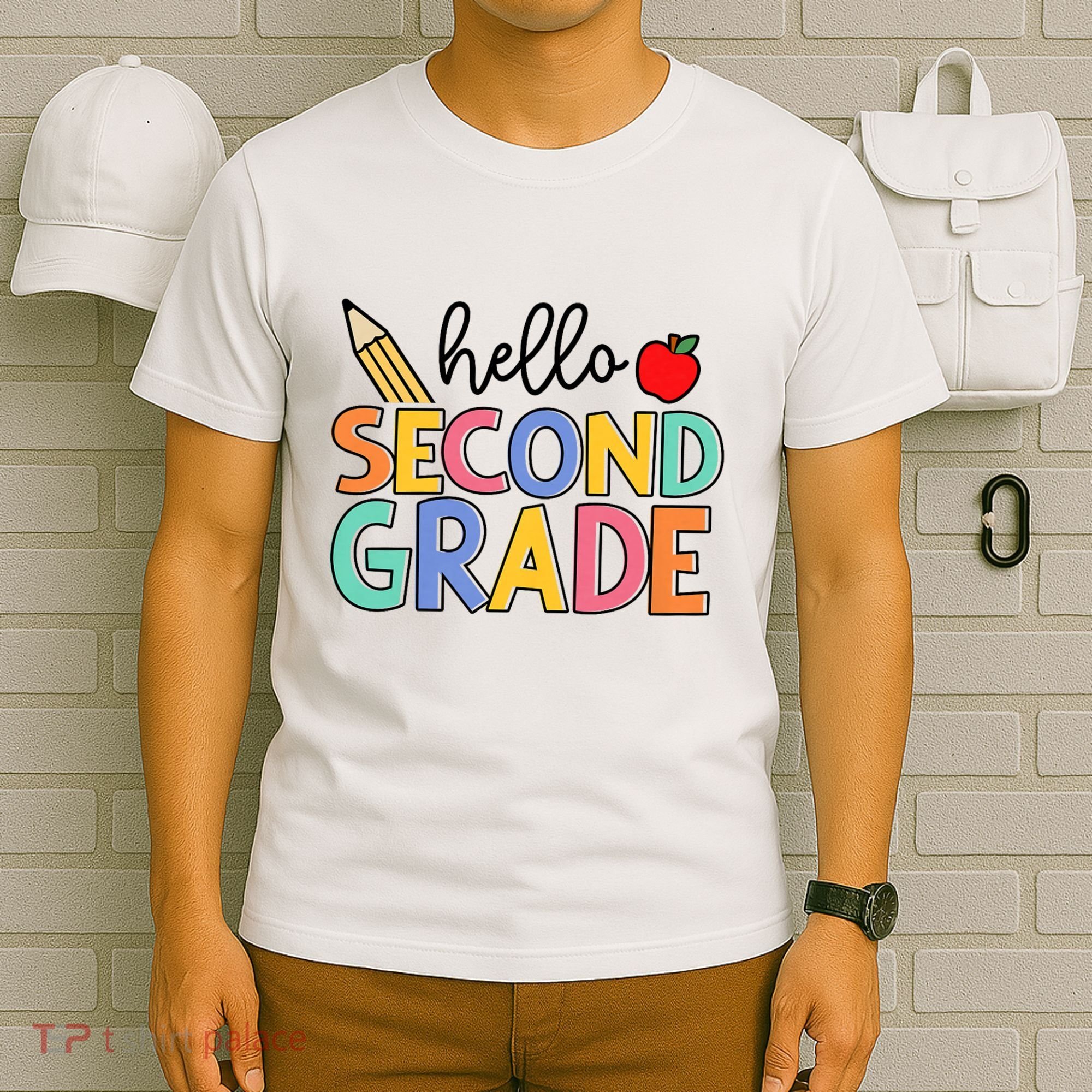Hello Second Grade Team 2nd Grade Back To School Teacher T-Shirt
