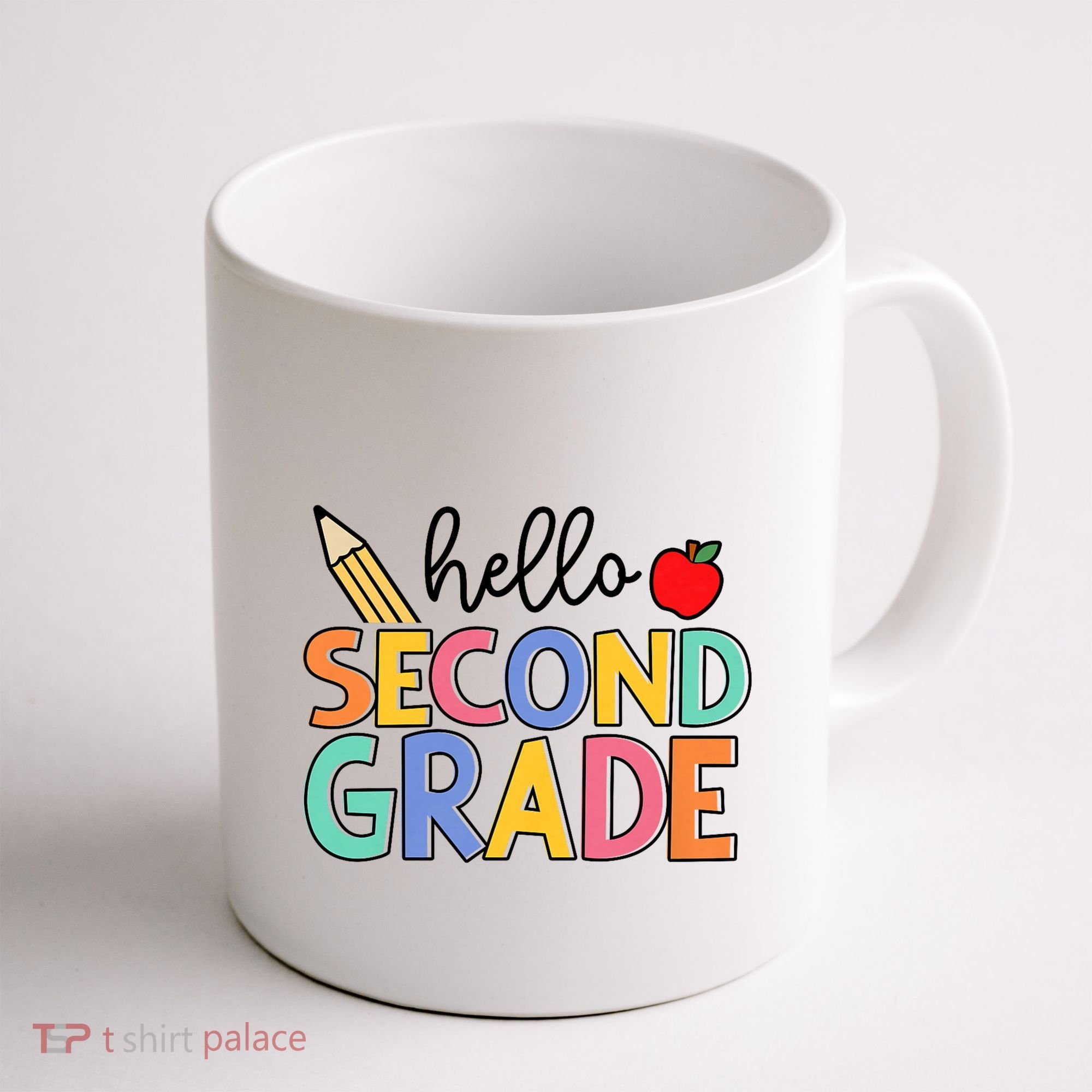 Hello Second Grade Team 2nd Grade Back To School Teacher Coffee Mug