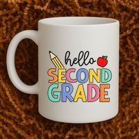 Hello Second Grade Team 2nd Grade Back To School Teacher Coffee Mug thumb 2