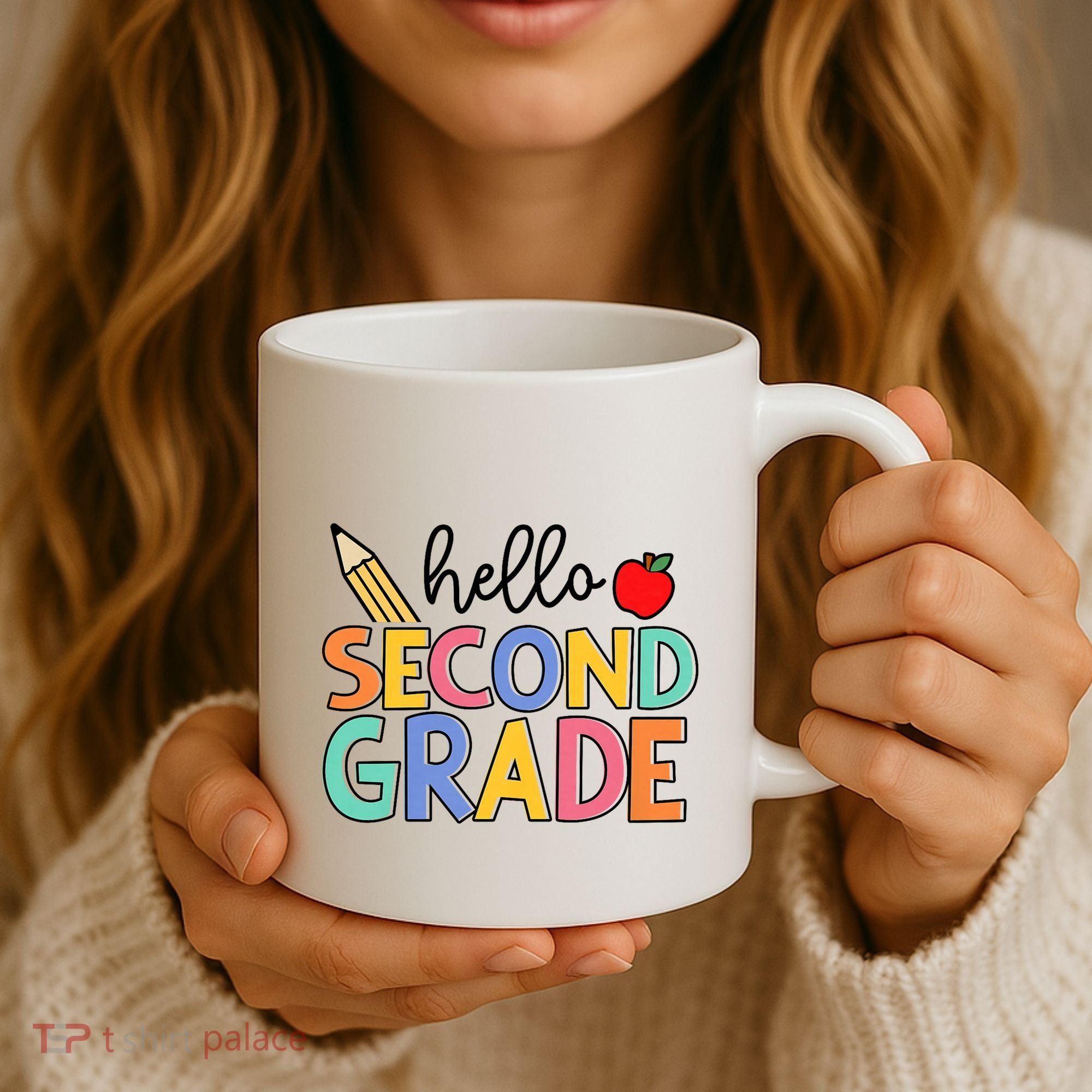 Hello Second Grade Team 2nd Grade Back To School Teacher Coffee Mug
