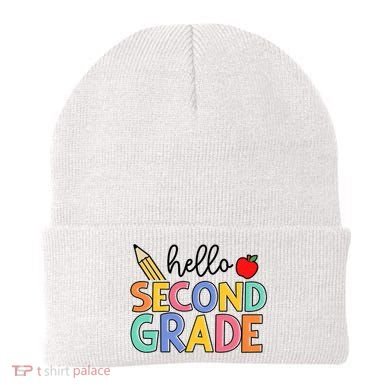 Hello Second Grade Team 2nd Grade Back To School Teacher Beanie