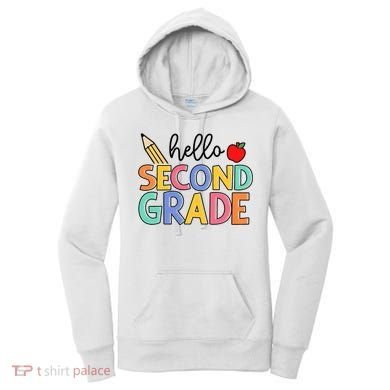 Hello Second Grade Team 2nd Grade Back To School Teacher Women's Hoodie