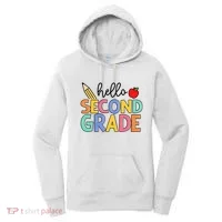 Hello Second Grade Team 2nd Grade Back To School Teacher Women's Hoodie thumb 0
