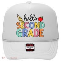 Hello Second Grade Team 2nd Grade Back To School Teacher Hat thumb 0