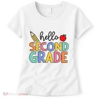 Hello Second Grade Team 2nd Grade Back To School Teacher Women's T-Shirt thumb 0