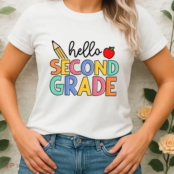 Hello Second Grade Team 2nd Grade Back To School Teacher Women's T-Shirt