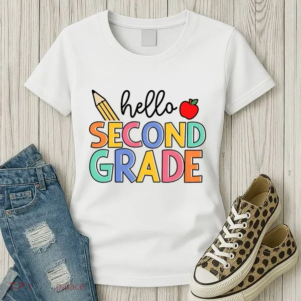 Hello Second Grade Team 2nd Grade Back To School Teacher Women's T-Shirt