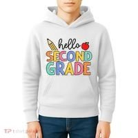 Hello Second Grade Team 2nd Grade Back To School Teacher Kids Hoodie thumb 4