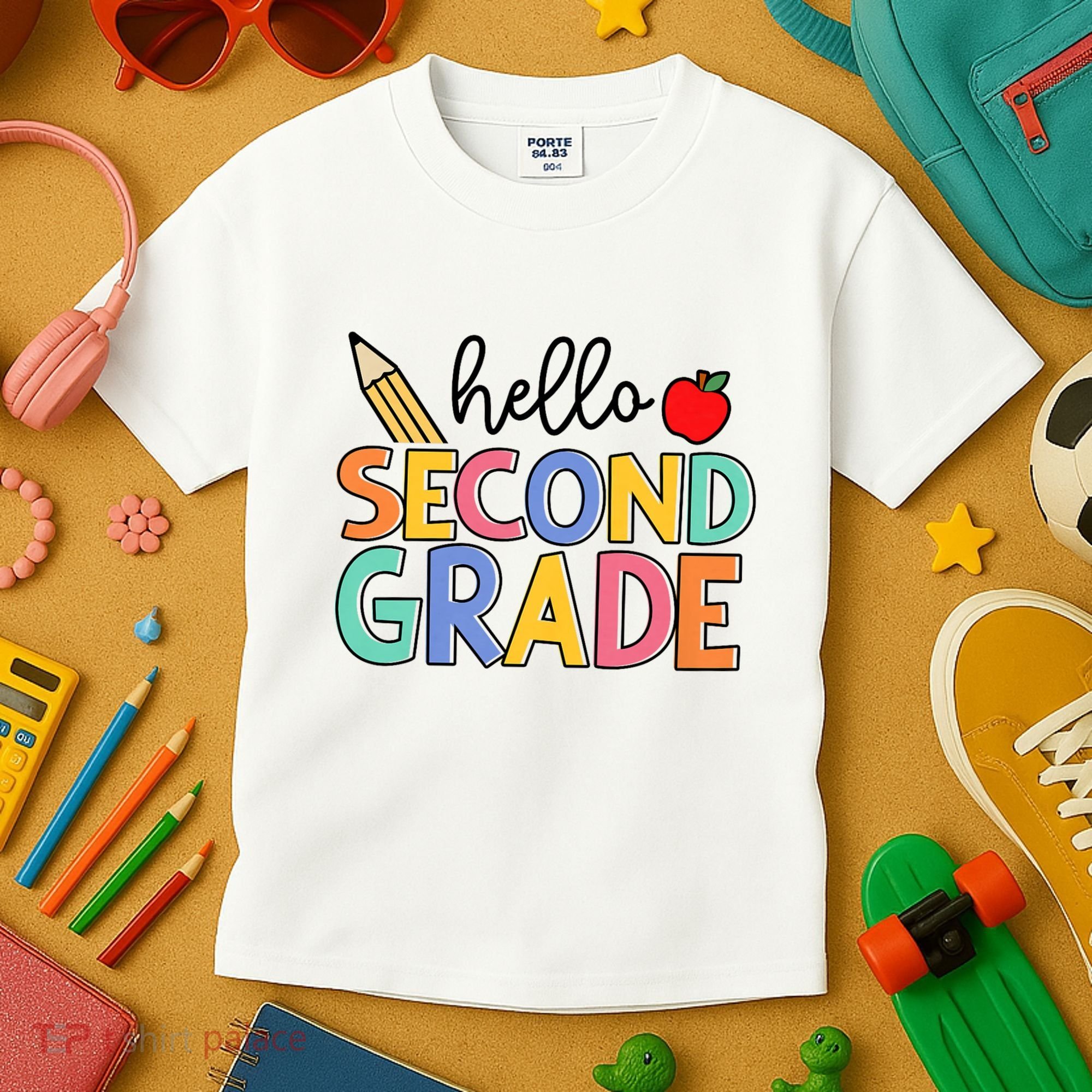 Hello Second Grade Team 2nd Grade Back To School Teacher Kids T-Shirt