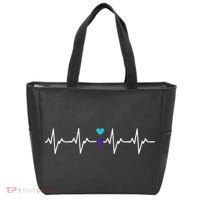 HeartBeat Semicolon Gift Suicide Prevention Awareness Tote Bag thumb 0