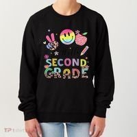 Hello Second Grade 2nd Grade First Day Of School Gift Women's Sweatshirt thumb 0