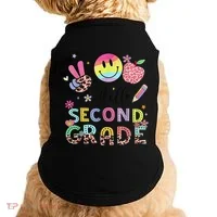 Hello Second Grade 2nd Grade First Day Of School Gift Doggie Tank thumb 0