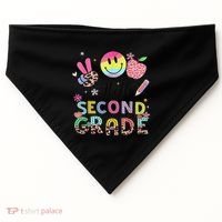 Hello Second Grade 2nd Grade First Day Of School Gift USA-Made Doggie Bandana thumb 0