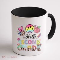 Hello Second Grade 2nd Grade First Day Of School Gift Coffee Mug thumb 1