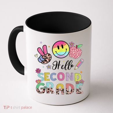 Hello Second Grade 2nd Grade First Day Of School Gift Coffee Mug