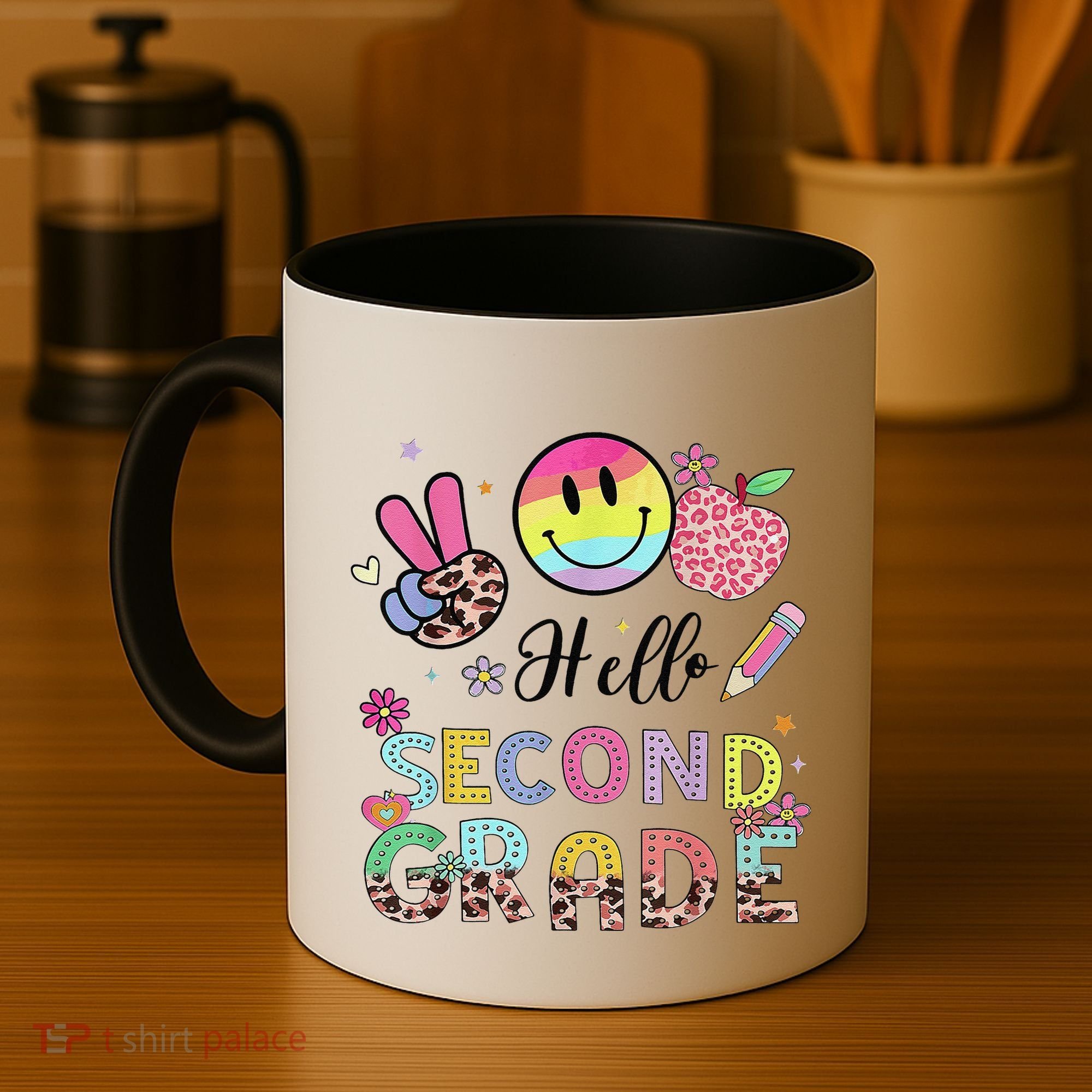 Hello Second Grade 2nd Grade First Day Of School Gift Coffee Mug