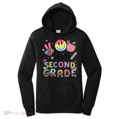 Hello Second Grade 2nd Grade First Day Of School Gift Women's Hoodie