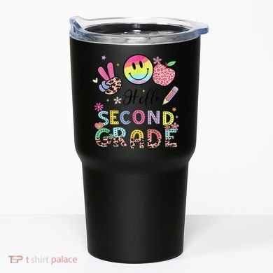 Hello Second Grade 2nd Grade First Day Of School Gift Tumbler