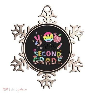 Hello Second Grade 2nd Grade First Day Of School Gift Ornament