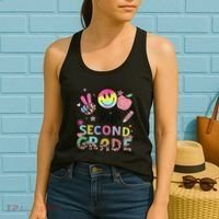 Hello Second Grade 2nd Grade First Day Of School Gift Women's Tank Top thumb 2