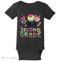 Hello Second Grade 2nd Grade First Day Of School Gift Baby Bodysuit thumb 0