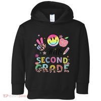Hello Second Grade 2nd Grade First Day Of School Gift Toddler Hoodie thumb 0
