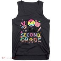 Hello Second Grade 2nd Grade First Day Of School Gift Tank Top thumb 0