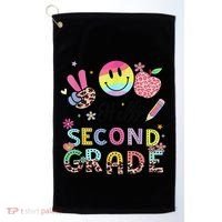 Hello Second Grade 2nd Grade First Day Of School Gift Golf Towel thumb 0