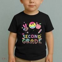 Hello Second Grade 2nd Grade First Day Of School Gift Toddler T-Shirt thumb 2