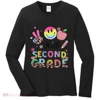 Hello Second Grade 2nd Grade First Day Of School Gift Women's Long Sleeve Shirt thumb 0
