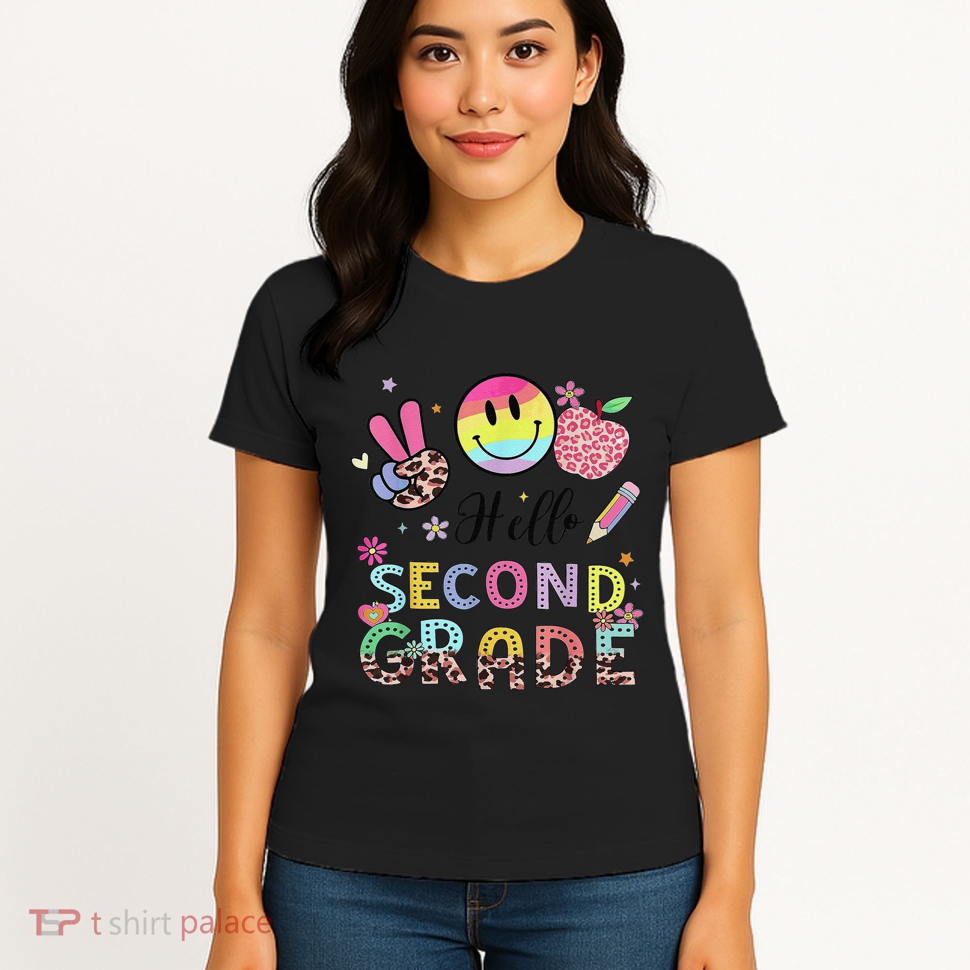 Hello Second Grade 2nd Grade First Day Of School Gift Women's T-Shirt
