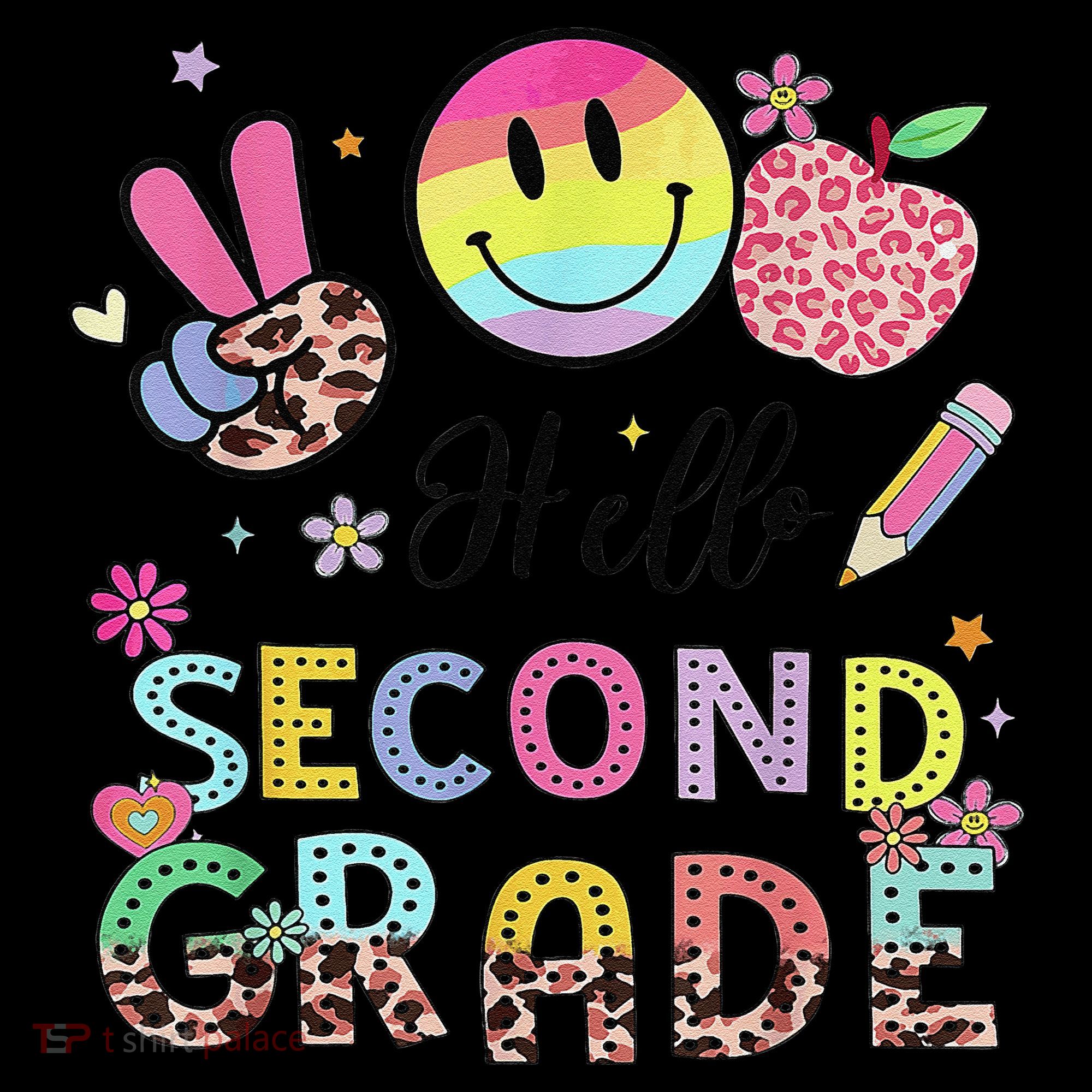 Hello Second Grade 2nd Grade First Day Of School Gift Women's T-Shirt