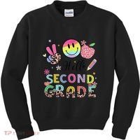 Hello Second Grade 2nd Grade First Day Of School Gift Kids Sweatshirt thumb 0