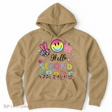 Hello Second Grade 2nd Grade First Day Of School Gift Hoodie
