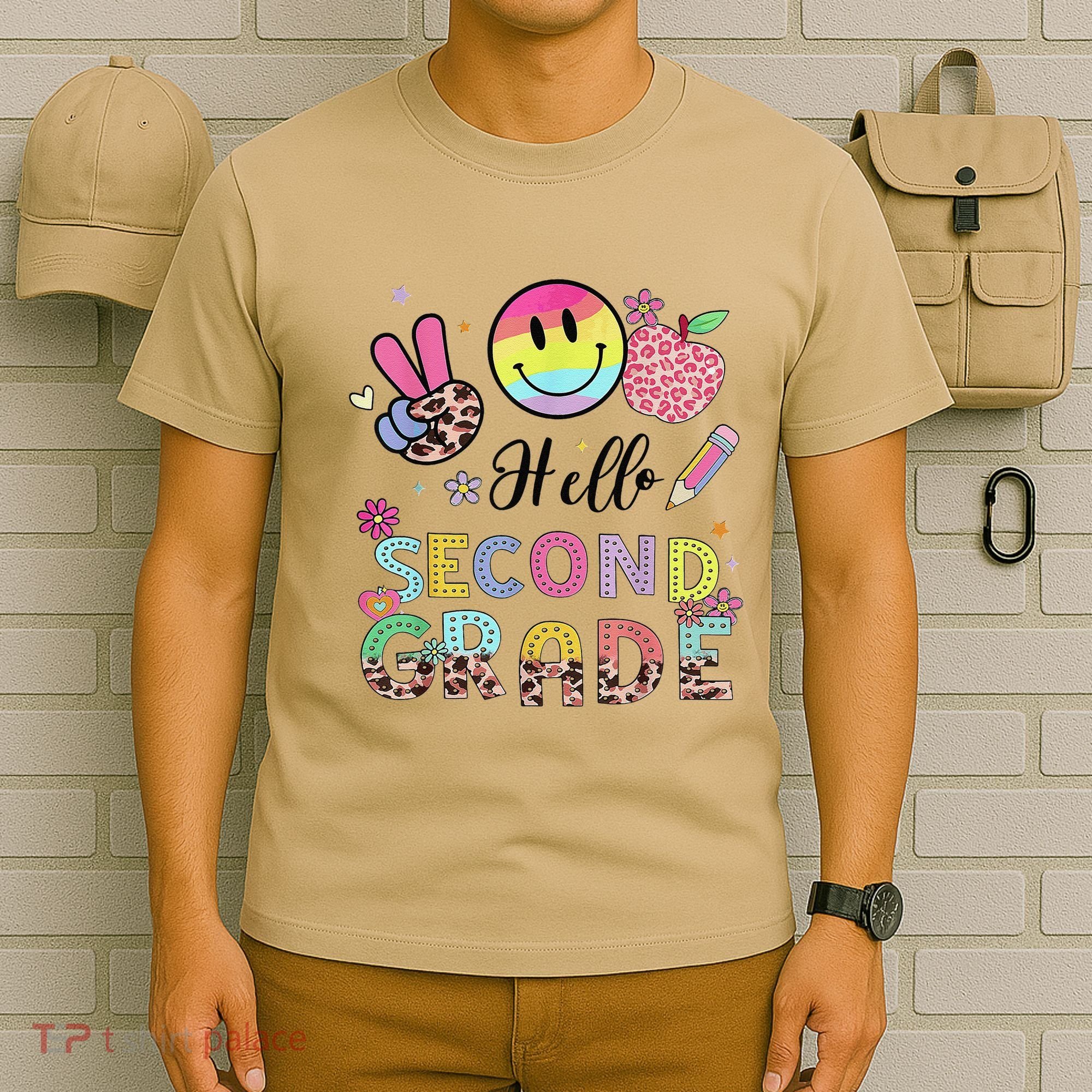Hello Second Grade 2nd Grade First Day Of School Gift T-Shirt