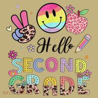 Hello Second Grade 2nd Grade First Day Of School Gift Mousepad thumb 1