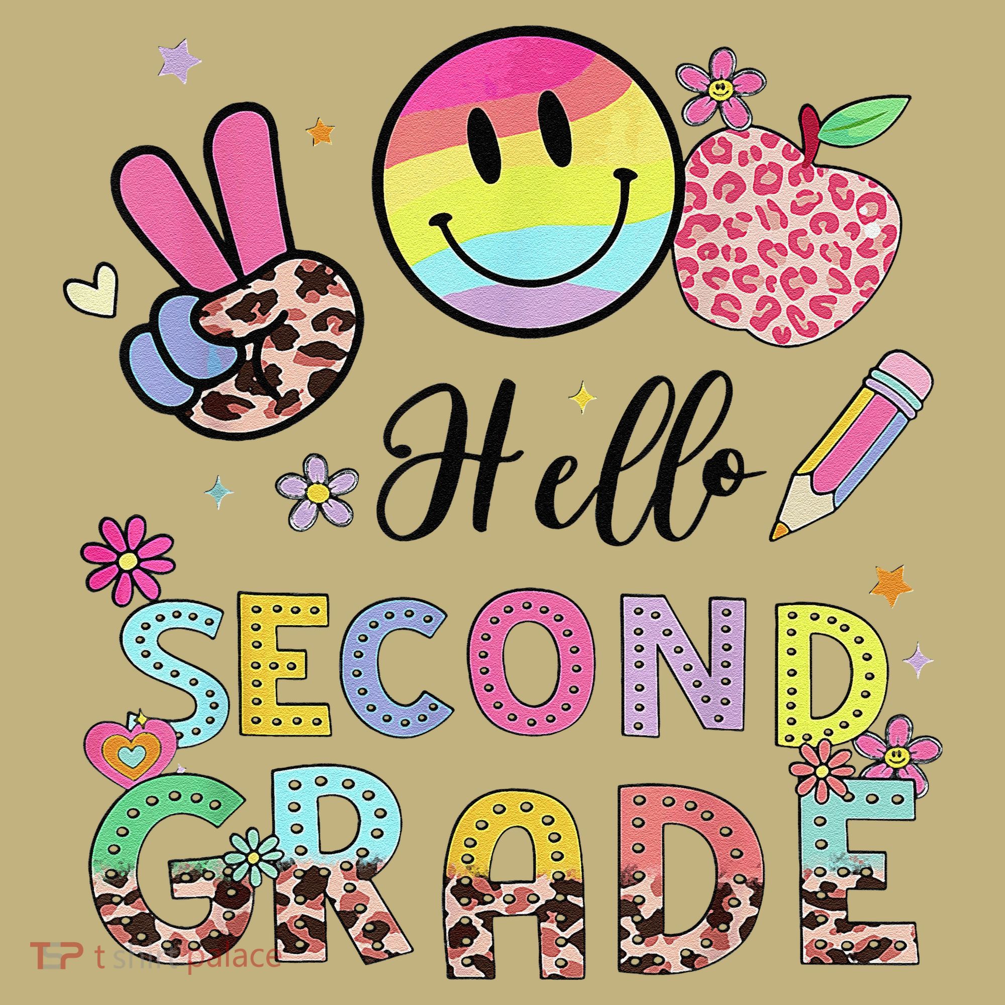 Hello Second Grade 2nd Grade First Day Of School Gift Mousepad