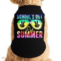 Hello Summer Happy The End Of School Year Teacher Student Doggie Tank thumb 0