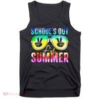 Hello Summer Happy The End Of School Year Teacher Student Tank Top thumb 0