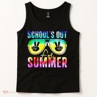 Hello Summer Happy The End Of School Year Teacher Student Tank Top thumb 2