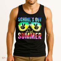 Hello Summer Happy The End Of School Year Teacher Student Tank Top thumb 3