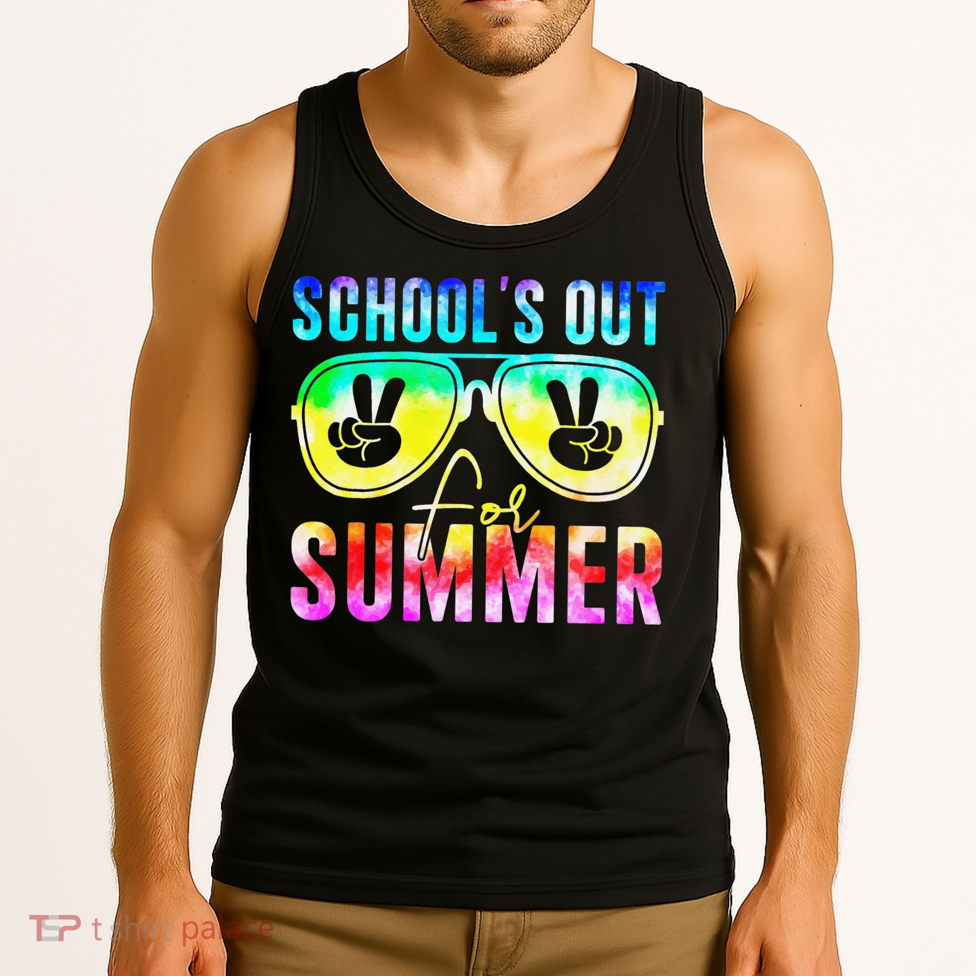 Hello Summer Happy The End Of School Year Teacher Student Tank Top