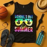 Hello Summer Happy The End Of School Year Teacher Student Tank Top thumb 4