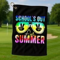 Hello Summer Happy The End Of School Year Teacher Student Golf Towel thumb 1