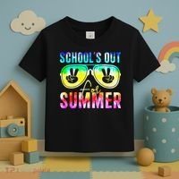 Hello Summer Happy The End Of School Year Teacher Student Toddler T-Shirt thumb 3