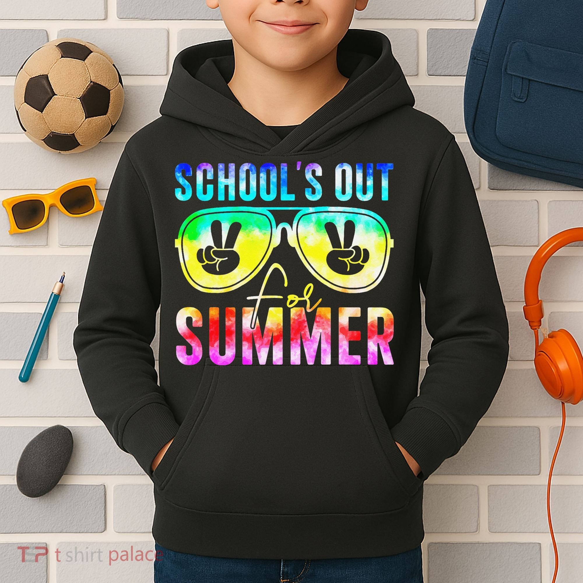 Hello Summer Happy The End Of School Year Teacher Student Kids Hoodie