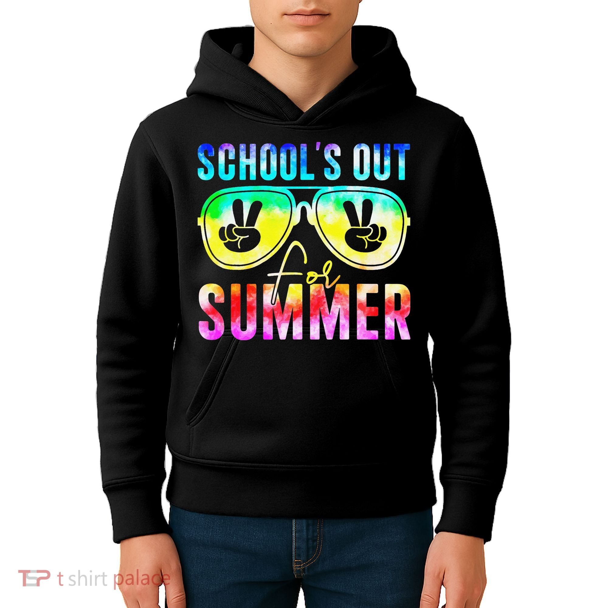 Hello Summer Happy The End Of School Year Teacher Student Kids Hoodie