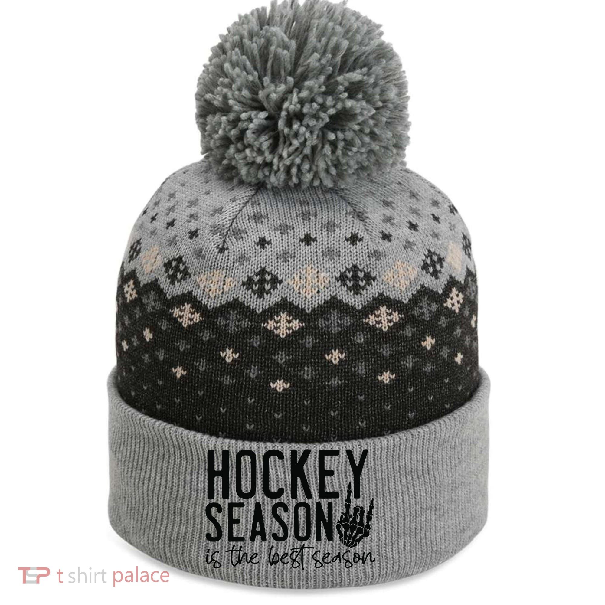Hockey Season The Baniff Cuffed Pom Beanie
